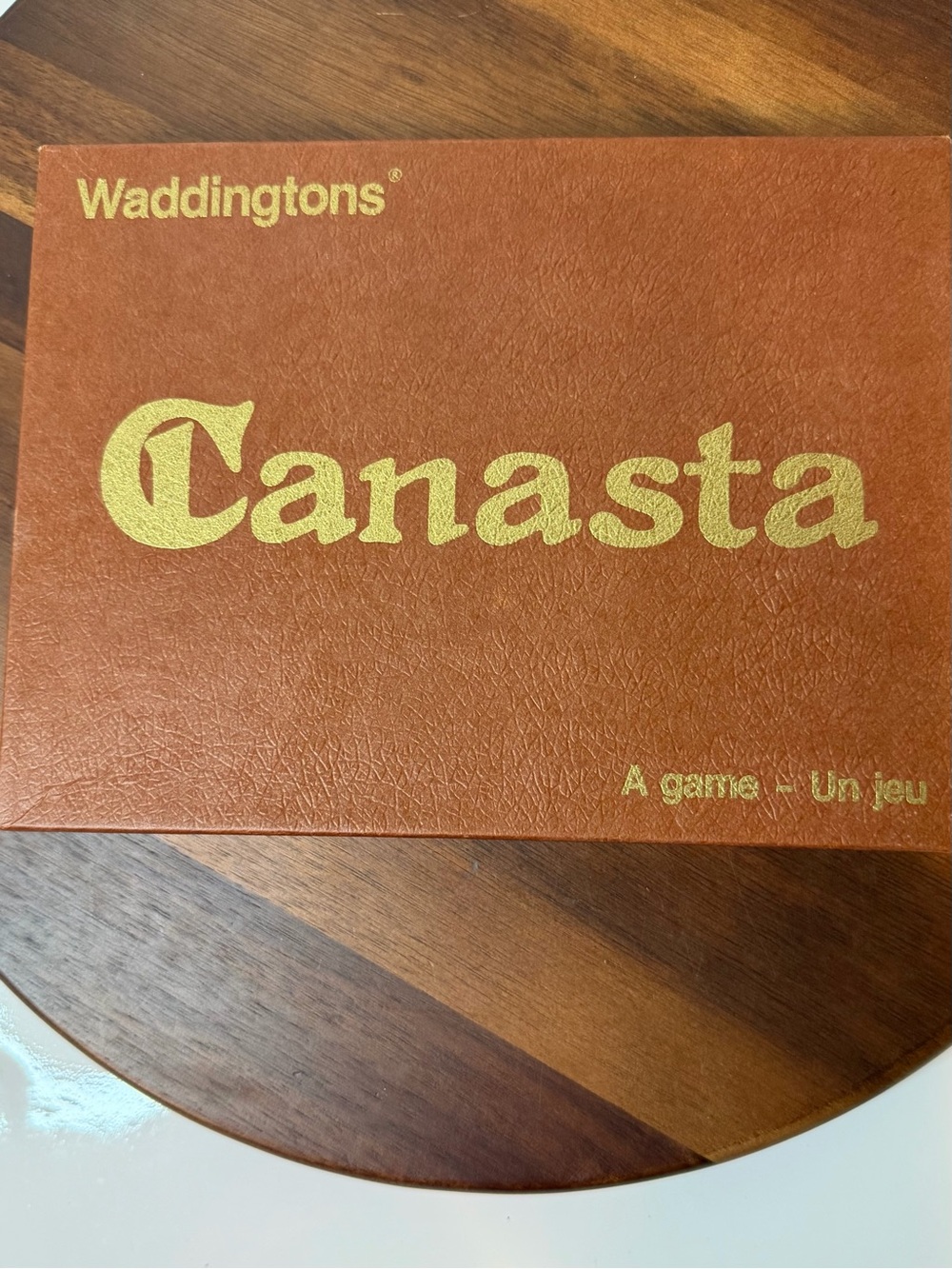 Vintage Waddingtons Canasta Card Game Set Sealed Decks Boxed Canada